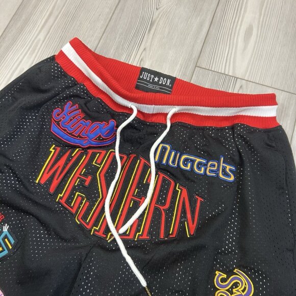 Just Don NBA Western Conference All Star Shorts Mens XL Made In USA - Picture 5 of 9